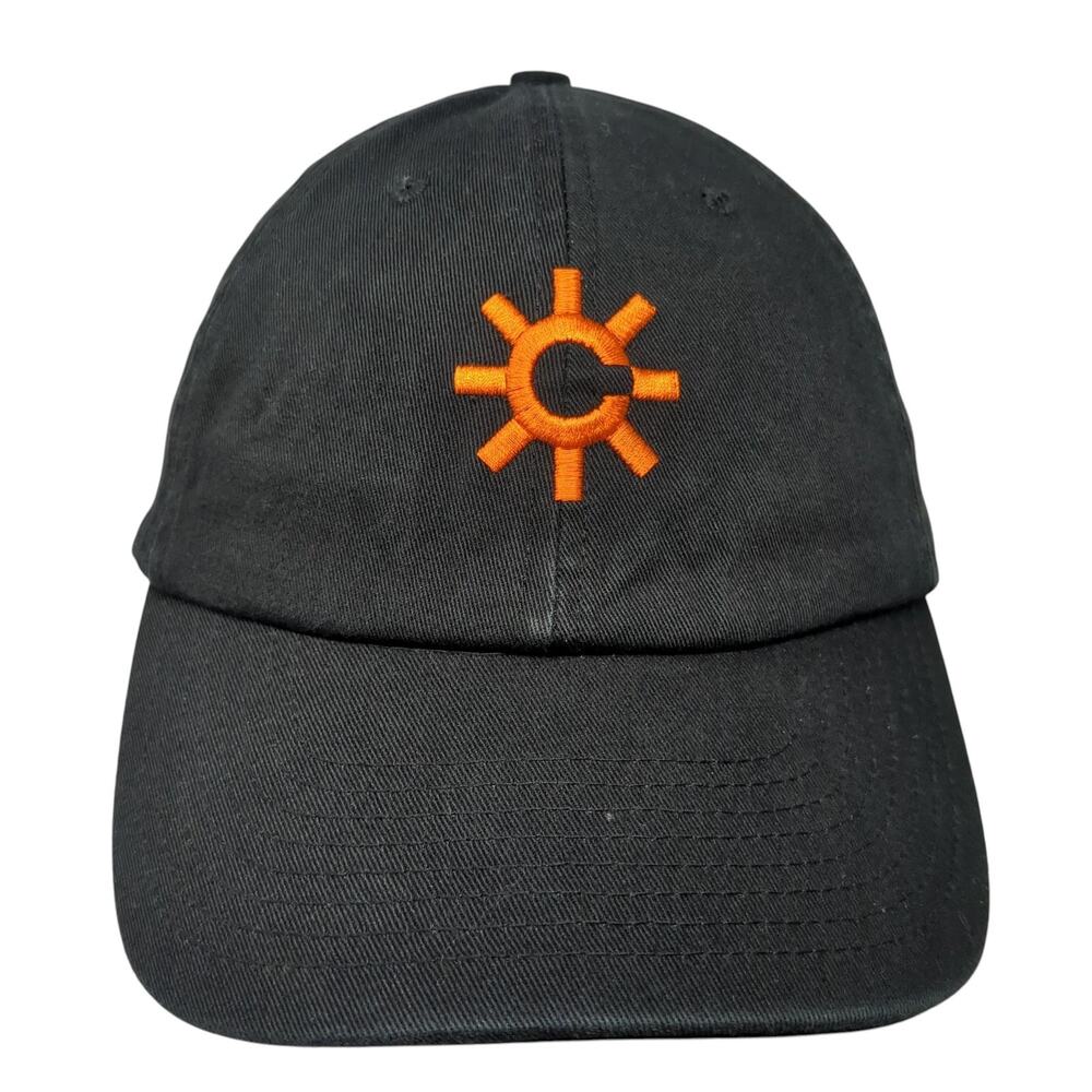 SunCoke Energy Slideback Hat Black One Size Embroidered Logo Bayside